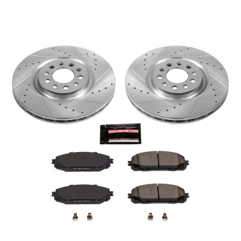 PowerStop — Power Stop 17-19 Jeep Cherokee Front Z23 Evolution Sport Brake Kit - view 1