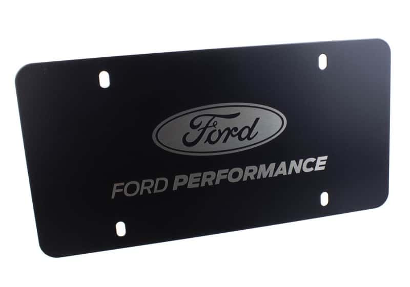 Ford Racing — Ford Racing Black Stainless Steel Marque Plate
License Plate - view 9