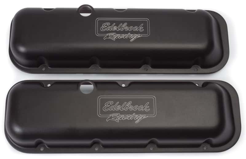 Edelbrock — Edelbrock Valve Cover Victor Series Chevrolet 1965 and Later 396-502 V8 Low Black
ELITE - view 2