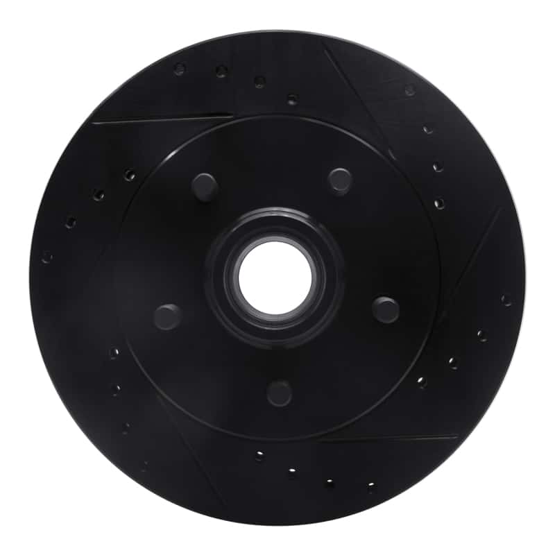 R1 Concepts — R1 1992-2002 Chevrolet Tahoe Front Right Drilled & Slotted Black Brake Rotor
R1 Brake Rotor Drill - view 1