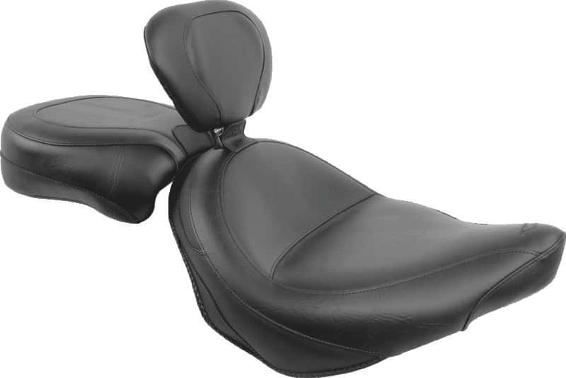 Mustang Motorcycle — Mustang 05-21 Honda VT750 Aero, 07-14 VT750C Spirit, 10-21 Phantom Fender Bib w/Studs - Black - view 2