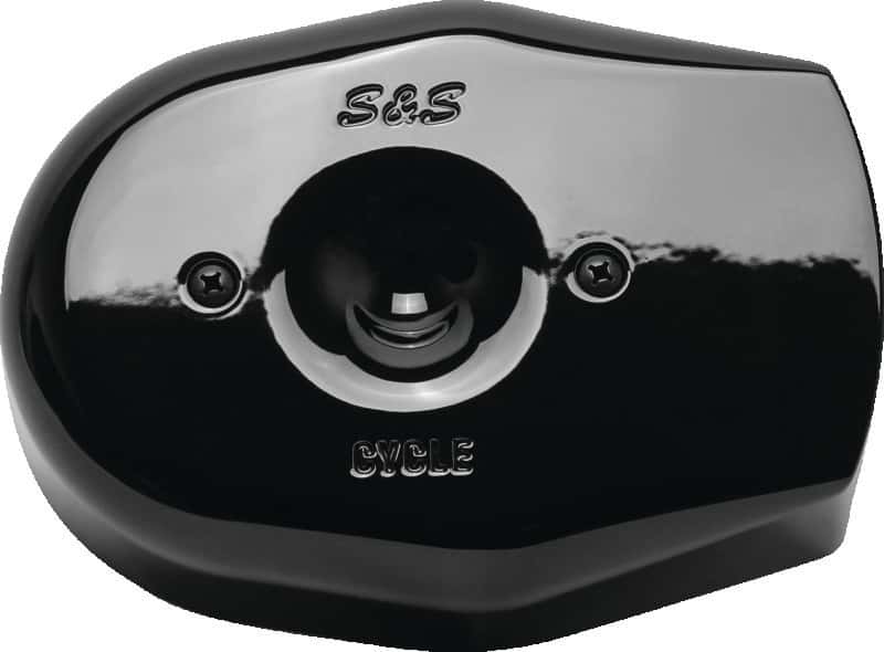 S&S Cycle — S&S Cycle Stealth Applications Tribute Air Cleaner Cover - Gloss Black - view 3