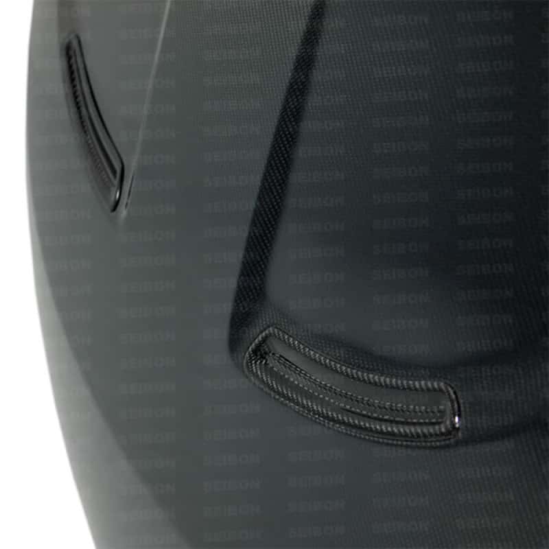 Seibon — Seibon 12-13 Hyundai Veloster 2 Door Hatchback OEM Carbon Fiber Hood - view 3