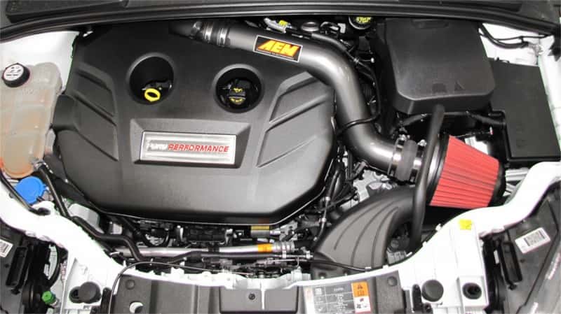AEM Induction — AEM 16-18 Ford Focus RS L4-2.3L F/I Gunmetal Gray Cold Air Intake
Cold Air Intake Syst
AEM Cold Air Intake - view 4
