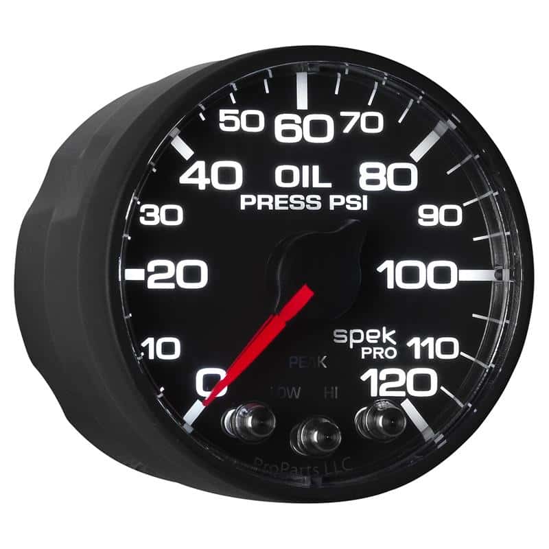 AutoMeter — Autometer Spek-Pro 52.4mm 0-120 PSI Digital Stepper Motor Oil Pressure Gauge
GA 2" OILP BFB SPEK - view 7