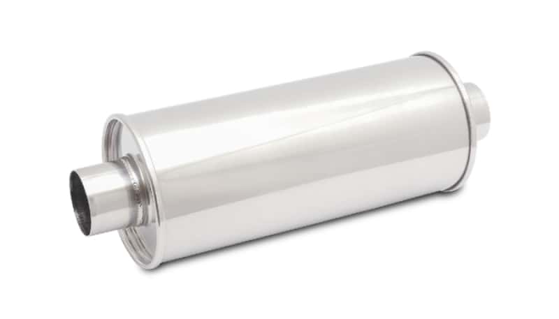 Vibrant — Vibrant StreetPower Round Muff 5in x 9in x 14in long body 3.5in in I.D. x 3.5in out Center-Center
3.5"RoundMufflerCntr
3.5"IDRndMufflerC-C
Muffler - view 3