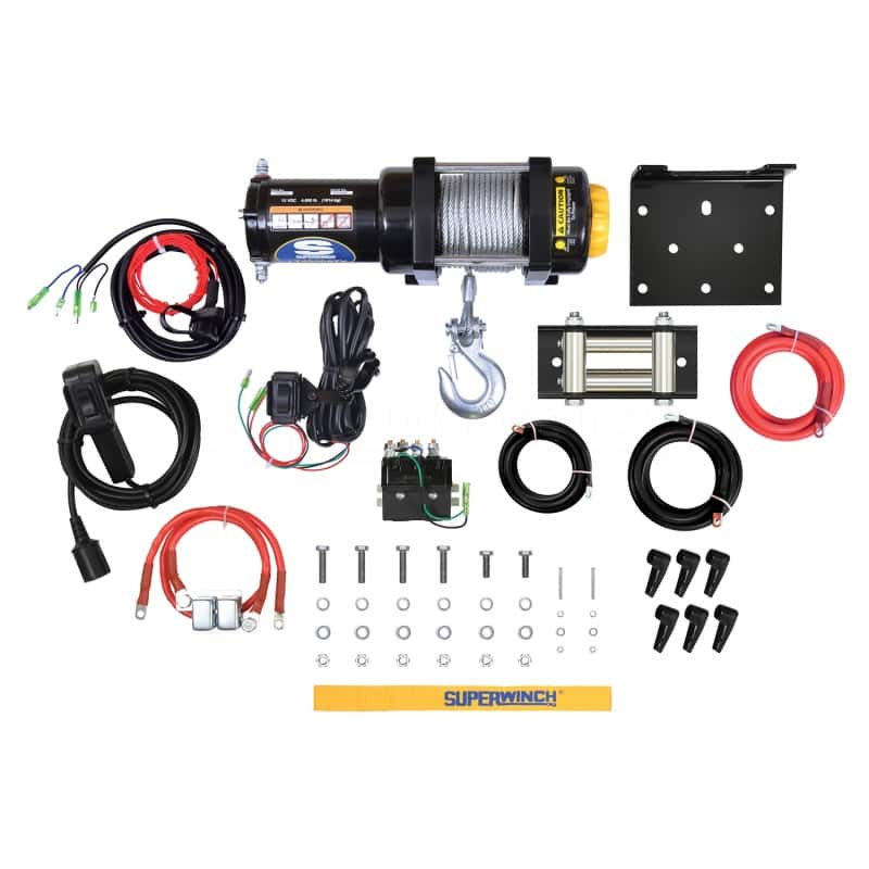 Superwinch — Superwinch 4000 LBS 12V DC 3/16in x 50ft Steel Rope LT4000 Winch
Winch - view 11