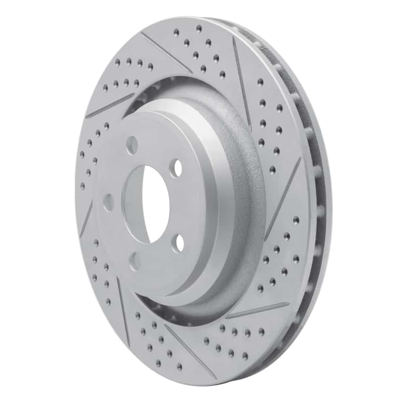 R1 Concepts — R1 05-23 Chrysler 300 Rear Right Drilled & Slotted Geo-Carbon Rotor - view 2