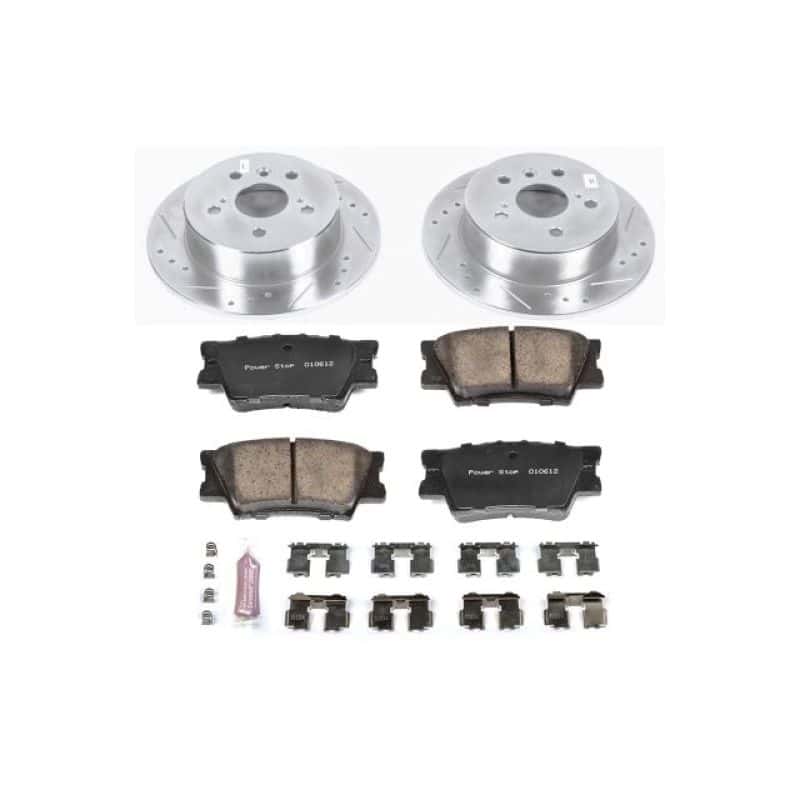 PowerStop — Power Stop 13-18 Lexus ES300h Rear Z23 Evolution Sport Brake Kit - view 1