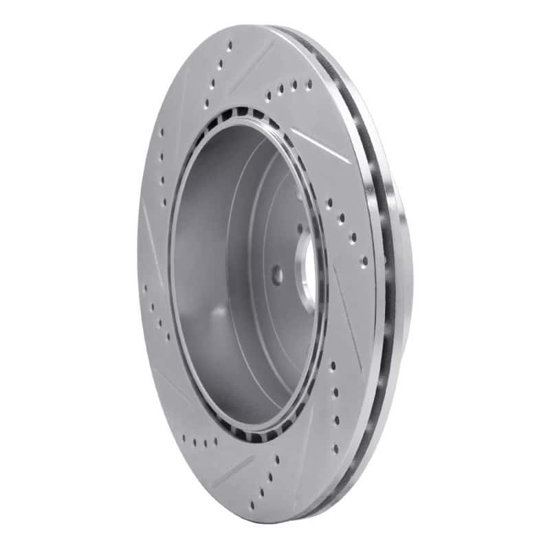 R1 Concepts — R1 05-07 Subaru Impreza Rear Right Drilled & Slotted Silver Brake Rotor
R1 Brake Rotor Drill - view 4