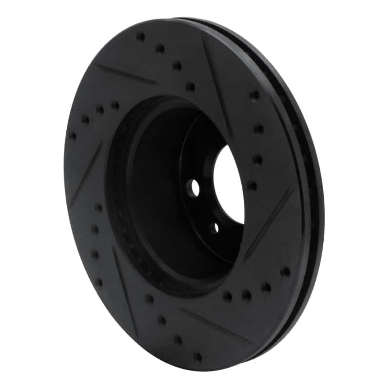 R1 Concepts — R1 76-77 BMW 320I (USA/Canada) Front Left Drilled & Slotted Black Brake Rotor
R1 Brake Rotor Drill - view 4