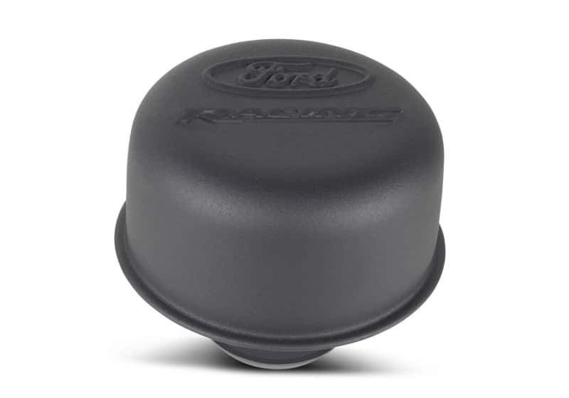 Ford Racing — Ford Racing Black Crinkle Finish Breather Cap w/ Ford Racing Logo - Twist Type
Oil Breather Cap - view 2