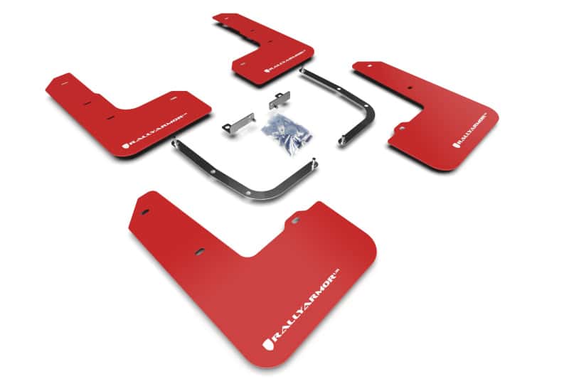 Rally Armor — Rally Armor 19-22 Hyundai Veloster N Red UR Mud Flap w/ White Logo
Mud Flap - view 1
