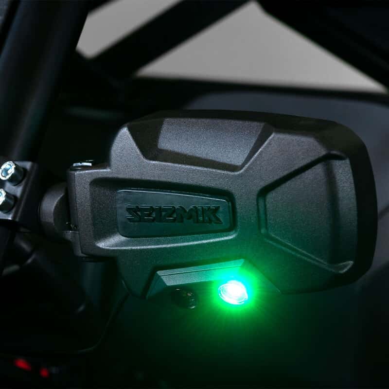Seizmik — Seizmik 04+ Can/Hon/ Kaw/Pol/Yam Pursuit Night Vision LED Sideview Mirror - 2 in. Clamp Pair - view 2
