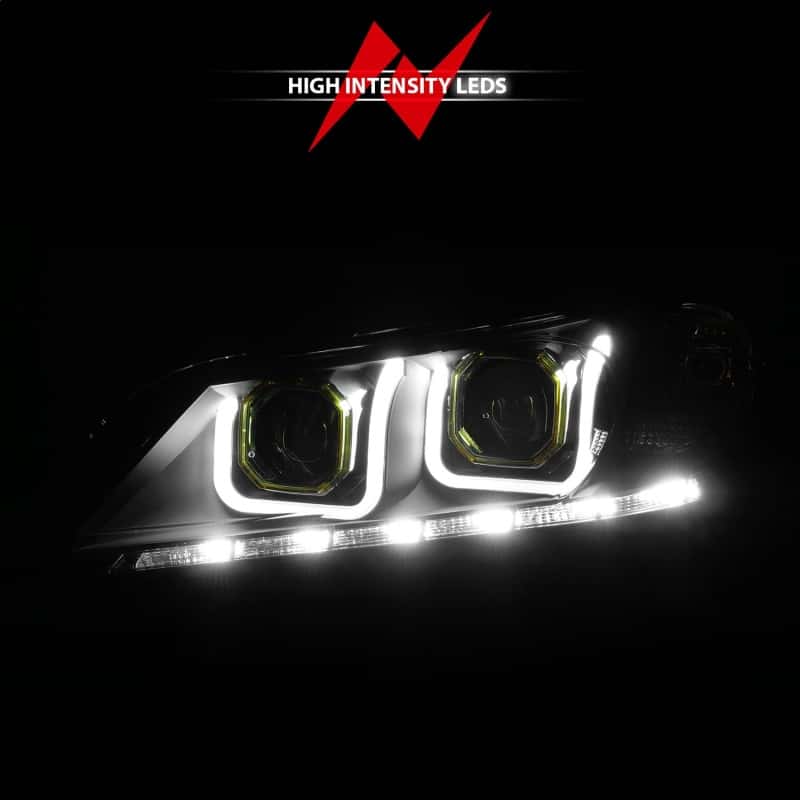 ANZO — ANZO 2013-2015 Honda Accord (4dr ONLY) Projector Headlights w/ U-Bar Black
Head Light Set
HdLtSet - view 7