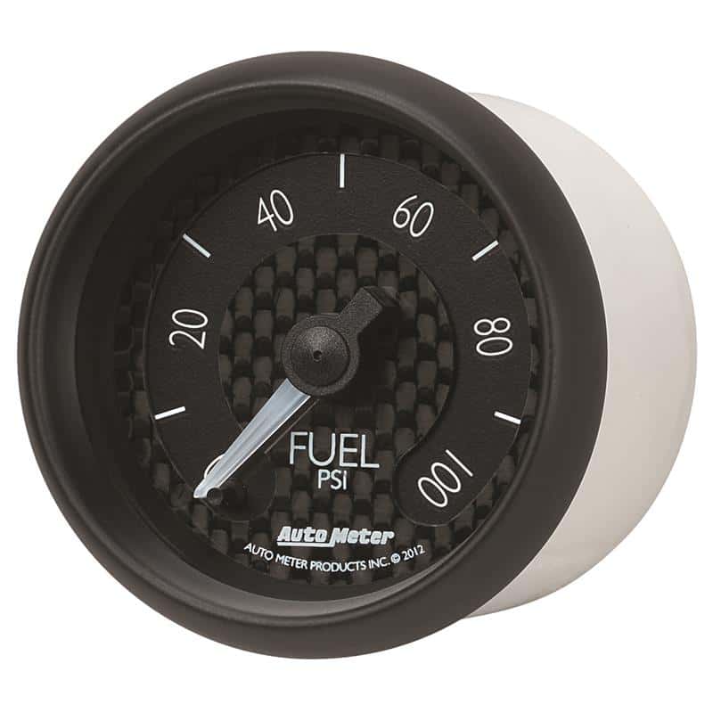 AutoMeter — Autometer GT Series 52mm Full Sweep Electronic 0-100 PSI Fuel Pressure Gauge
2-1/16" FUEL PRESS, - view 3