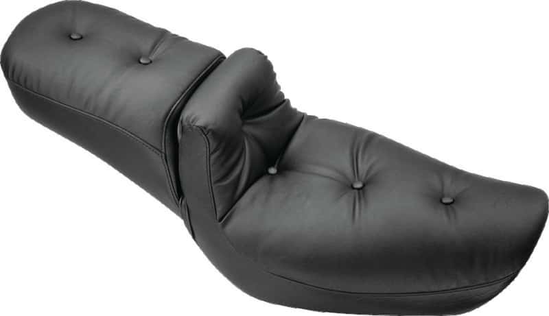 Mustang Motorcycle — Mustang 91-05 Harley Dyna Duke 1PC Seat - Black - view 2