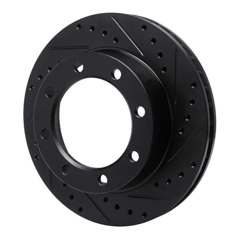 R1 Concepts — R1 77-79 Ford F-250 4WD (Excl Super Duty) Front Right Drilled & Slotted Black Brake Rotor
R1 Brake Rotor Drill - view 2
