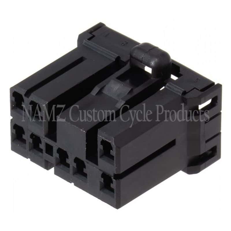NAMZ — NAMZ AMP Multilock 8-Position Female Wire Plug Housing (HD 73158-96BK) - view 1