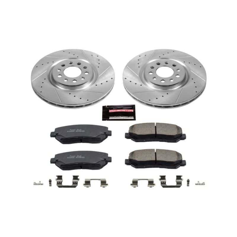 PowerStop — Power Stop 15-17 Chrysler 200 Front Z23 Evolution Sport Brake Kit - view 1
