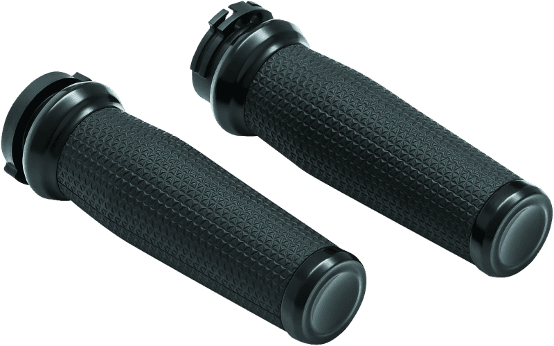 Kuryakyn — Kuryakyn Thresher Grips Dual Cable Black - view 1