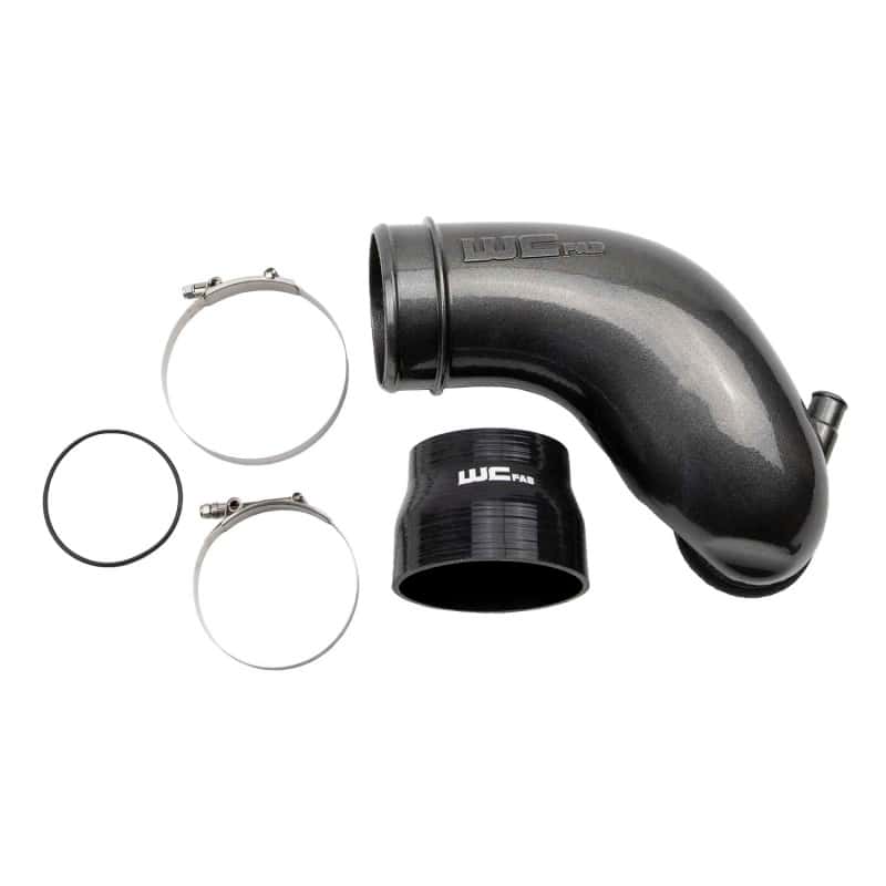 Wehrli — Wehrli 06-10 Chevrolet 6.6L LBZ/LMM Duramax 3.5in Intake Horn - Gloss Black
Int Horn 06-10 GB - view 2