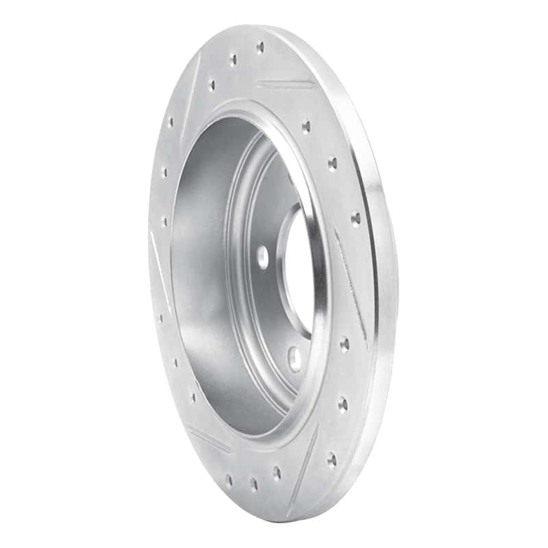 R1 Concepts — R1 93-04 Chrysler Concorde Rear Right Drilled & Slotted Silver Brake Rotor
R1 Brake Rotor Drill - view 4