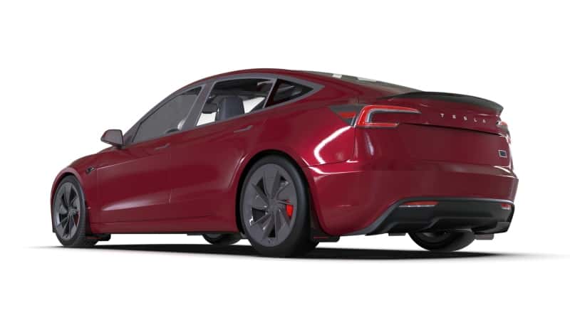 Rally Armor — Rally Armor 24-26 Tesla Model 3 Highland Black UR Mud Flap Dark Grey Logo
Mud Flap - view 6