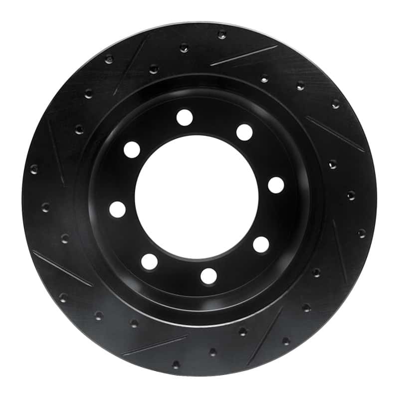 R1 Concepts — R1 99-07 Ford E-150 Econoline Rear Right Drilled & Slotted Black Brake Rotor
R1 Brake Rotor Drill - view 5