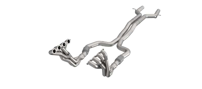 Kooks Headers — Kooks 2022 Cadillac CT5V 2in x 3in SS Longtube Headers and Green Catted SS X-Pipe
Header & Exh. Kit
Header/Exh. Kit - view 1