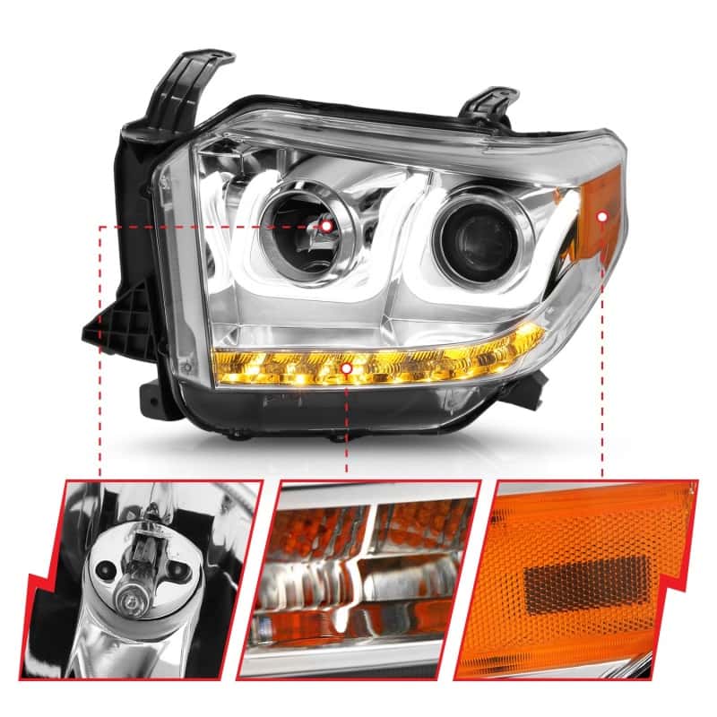 ANZO — ANZO 2014-2016 Toyota Tundra Projector Headlights w/ U-Bar Chrome
Head Light Set
HdLtSet - view 10