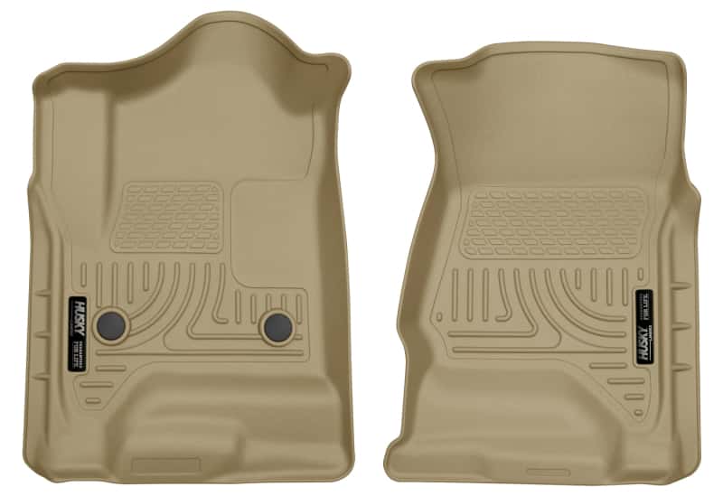 Husky Liners — Husky Liners 14 Chevrolet Silverado 1500/GMC Sierra 1500 WeatherBeater Tan Front Floor Liners
FLOOR COVERINGS
Floor Liners - view 1