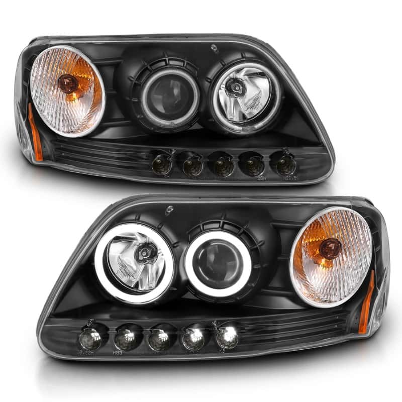 ANZO — ANZO 1997-2003 Ford F-150 Projector Headlights w/ Halo Black (CCFL)
Head Light Set
HdLtSet - view 4