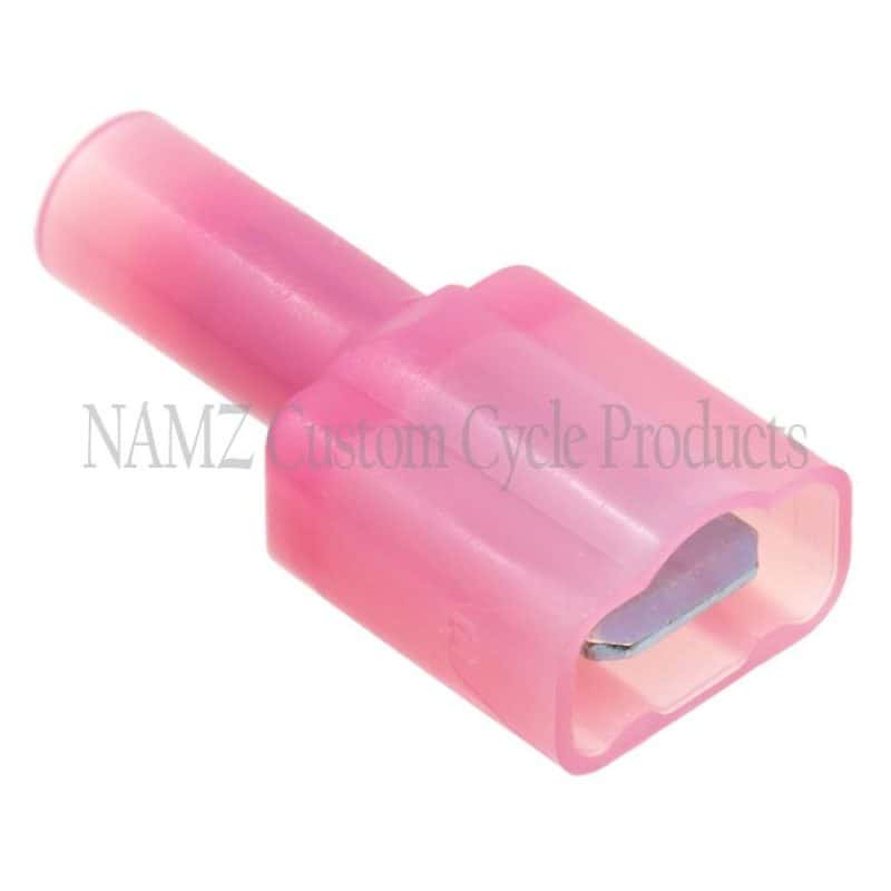 NAMZ — NAMZ Fully Insulated .25in. Male Quick Disconnect Terminals 22-18g (25 Pack) - view 1