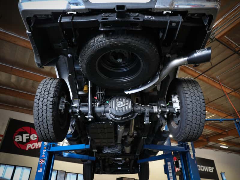 aFe — aFe Apollo GT Series 3-1/2in 409 SS Axle-Back Exhaust 17-20 Ford F-250/F-350 Polished Tip No Muffler
Axle-Back Exhaust - view 3