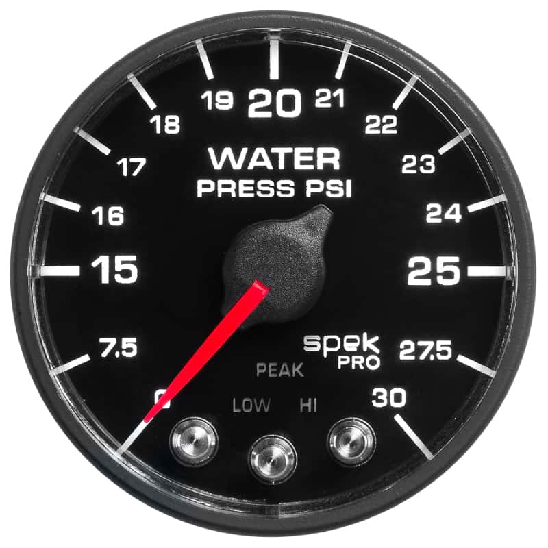 AutoMeter — Autometer Spek-Pro - Nascar 2-1/16in Water Press 0- 30 psi Bfb
GA 2" WP 30 BFB SPEK - view 9