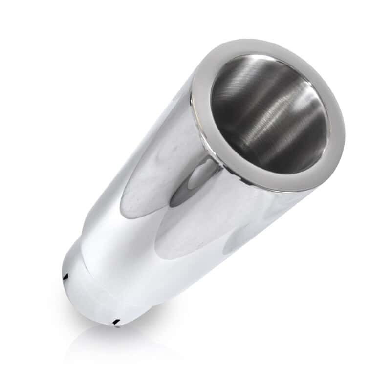 Stainless Works — Stainless Works Double Wall Straight Cut Exhaust Tips - 3 1/2in Body 3.00in ID - view 2