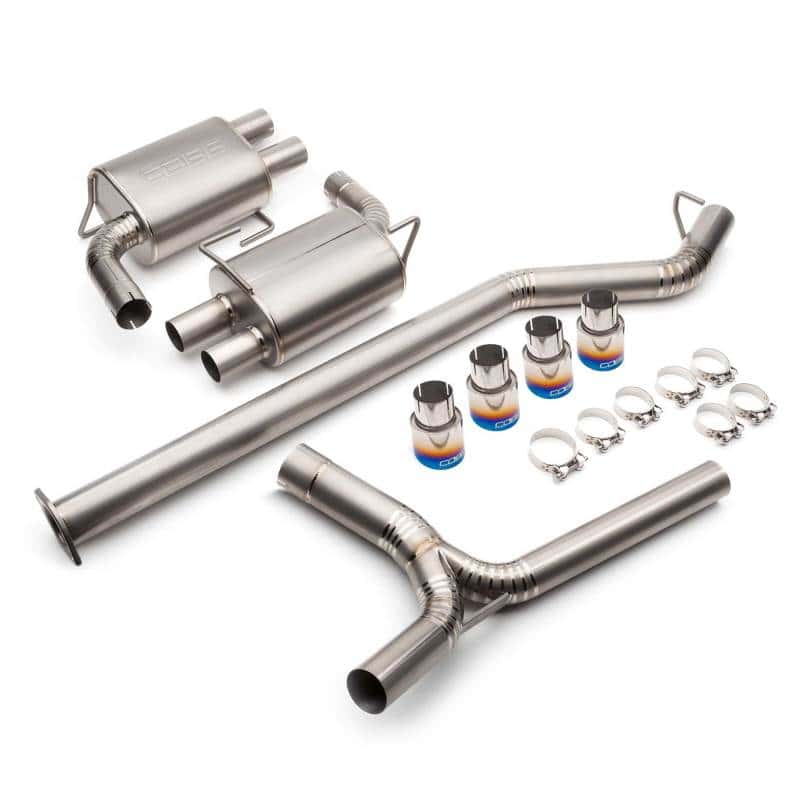 COBB — Cobb 22-24 Subaru WRX Titanium Catback Exhaust (Incl. Burnt Ti Tips) - view 1
