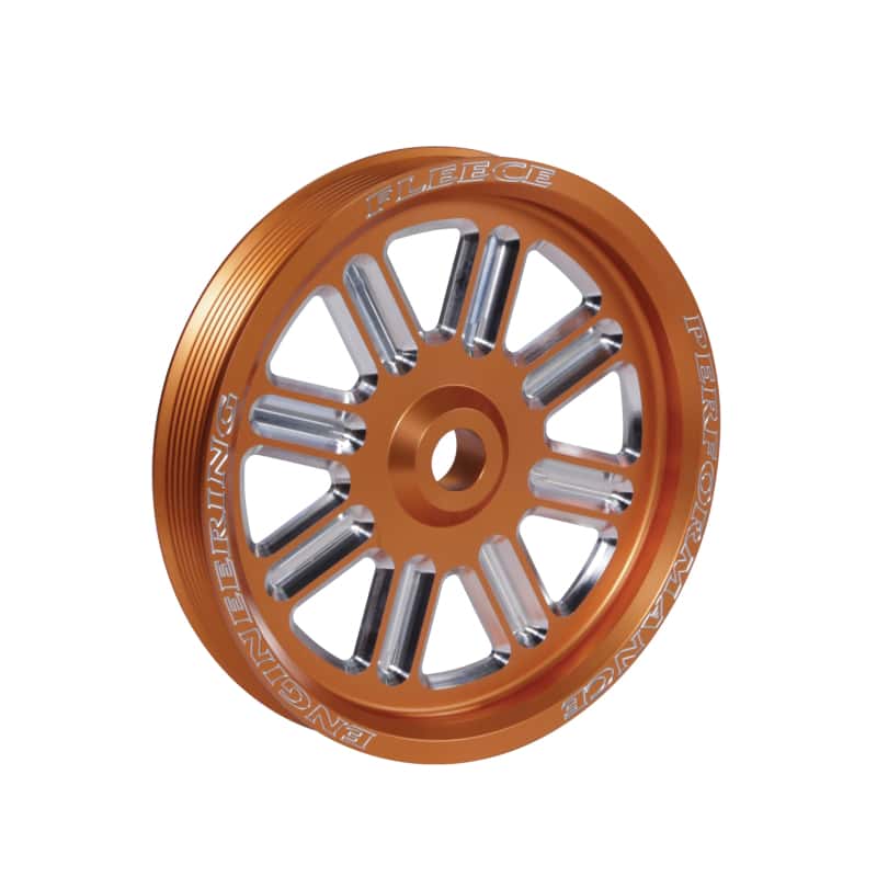 Fleece Performance — Fleece Performance Dodge Cummins Dual Pump Spoke Pulley (For Use w/ FPE Dual Pump Bracket) Orange
Belt Idler Pulley - view 2