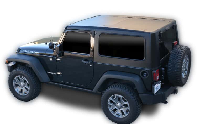 DV8 Offroad — DV8 Offroad 07-18 Jeep Wrangler JK 2 Piece Square Back Hard Top (2 Door) - view 2