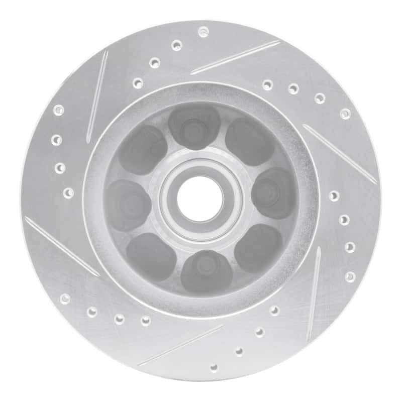 R1 Concepts — R1 93-93 Ford Mustang Front Right Drilled & Slotted Silver Brake Rotor
R1 Brake Rotor Drill - view 5