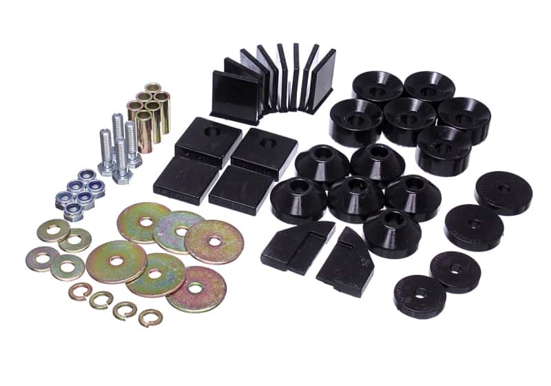 Energy Suspension — Energy Suspension 86-95 Suzuki Samurai Black Body Mount Set
BodyMntBshKt - view 2