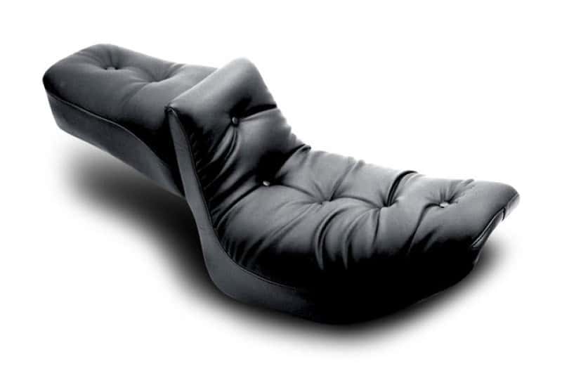 Mustang Motorcycle — Mustang 82-00 Harley FXR 2PC Seat Regal - Black - view 1