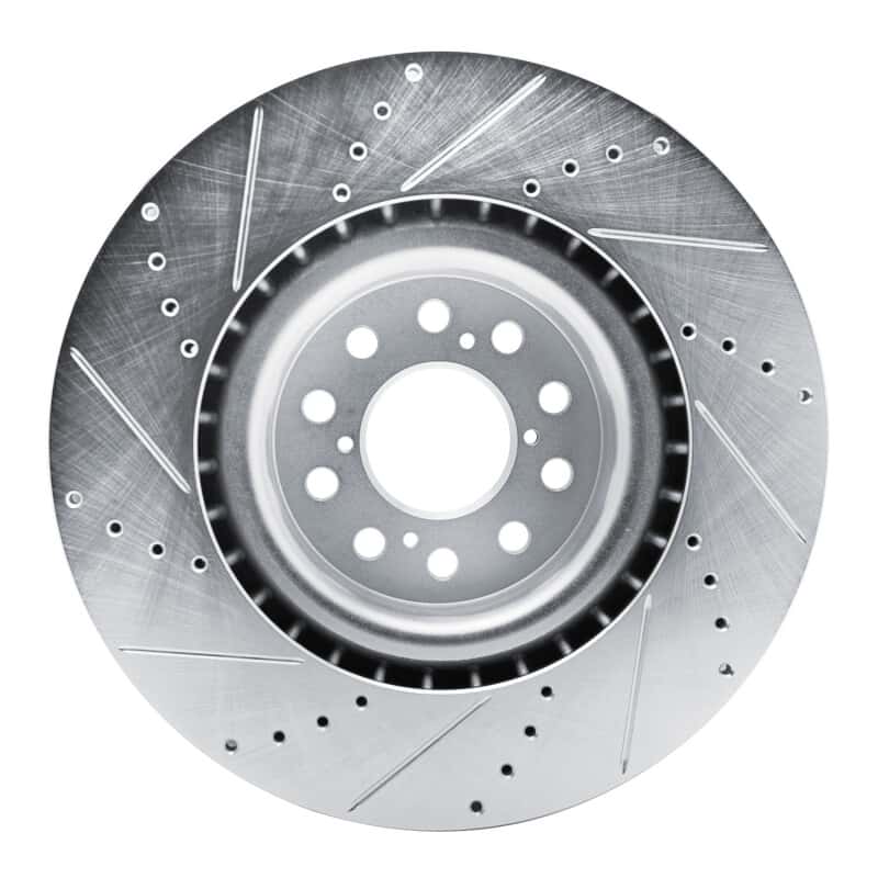 R1 Concepts — R1 17-25 Acura Integra Front Right Drilled & Slotted Silver Brake Rotor
R1 Brake Rotor Drill - view 5