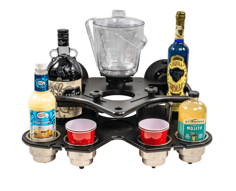 SeaSucker — SeaSucker Double Decker Party Barge Portable Bar - Black - view 1