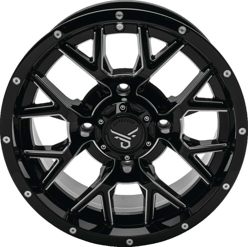 QuadBoss — QuadBoss Barbwire 14X7 - 5+2 - 4/110 - Milled - view 2