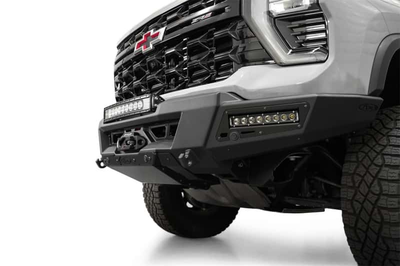 Addictive Desert Designs — Addictive Desert Designs2024 Chevy Silverado 2500 Phantom Winch Front Bumper
Bumper- Front - view 1