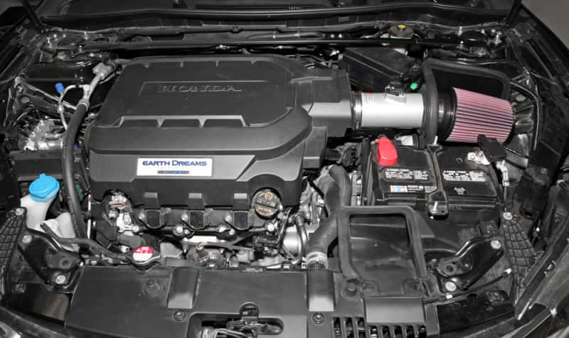 K&N Engineering — K&N 13-14 Honda Accord 3.5L V6 69 Series Typhoon Air Intake System - Silver Cold Air Intake Kit
Performance Air Inta
Air Intake System - view 5