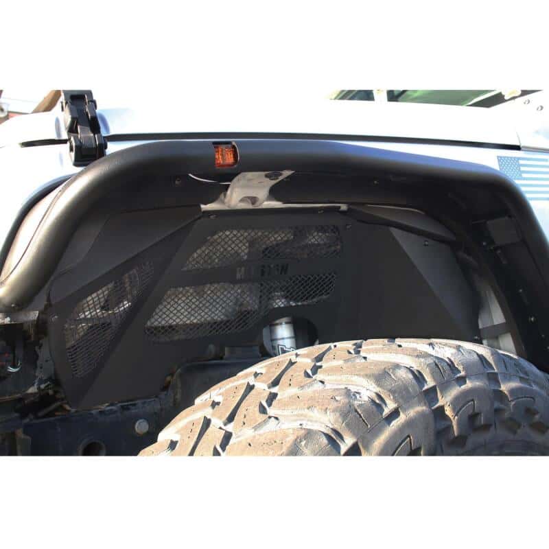 Westin — Westin 07-18 Jeep Wrangler JK Inner Fenders - Front - Textured Black
Fender - view 4