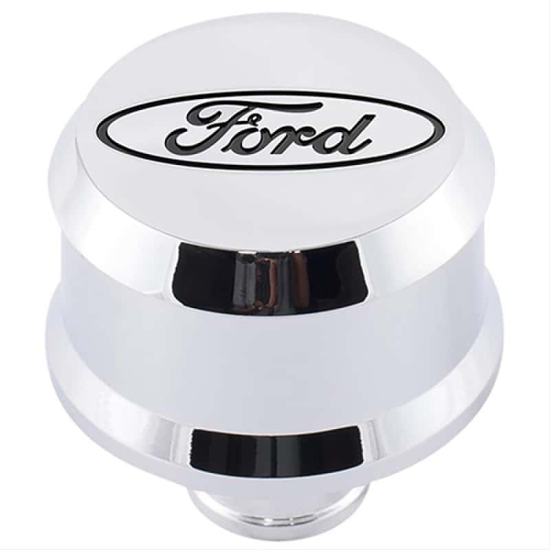 Ford Racing — Ford Racing Slant Edge Breather - Chrome
Oil Breather Cap - view 3